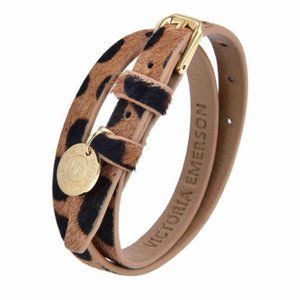 Victoria Emerson Leopard Wrap Bracelet